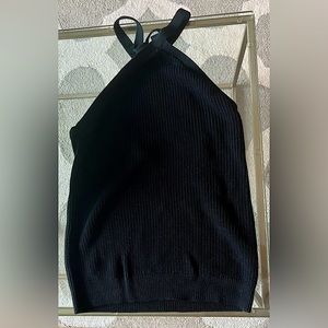 NWT J Crew cotton cashmere halter sweater